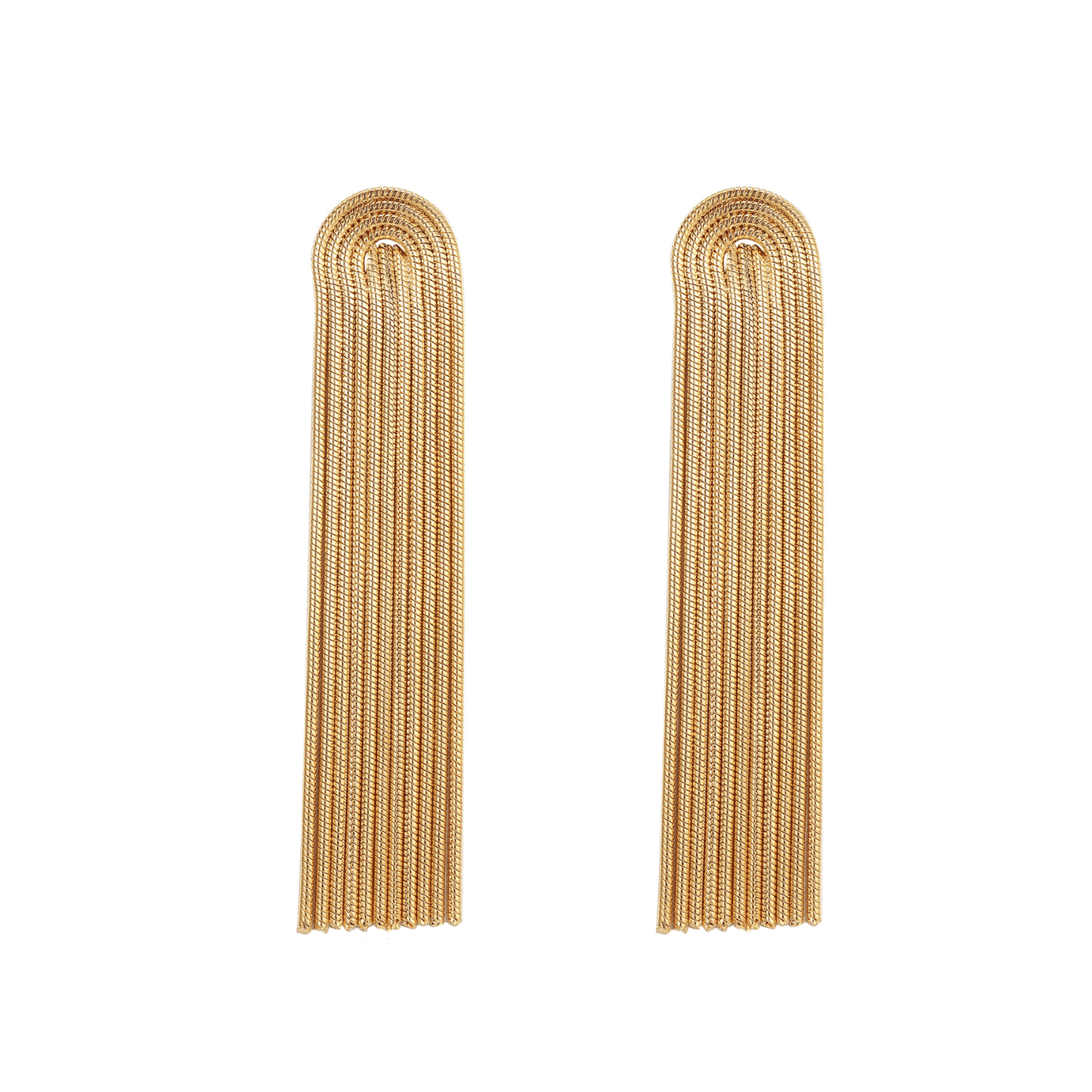 Valeria Montes Earrings Oro PENDIENTES DECLARACIÓN DE CADENA.