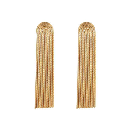 Valeria Montes Earrings Oro PENDIENTES DECLARACIÓN DE CADENA.