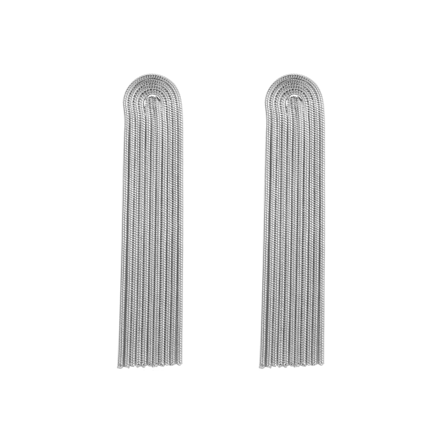 Valeria Montes Earrings Plata PENDIENTES DECLARACIÓN DE CADENA.