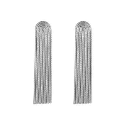 Valeria Montes Earrings Plata PENDIENTES DECLARACIÓN DE CADENA.