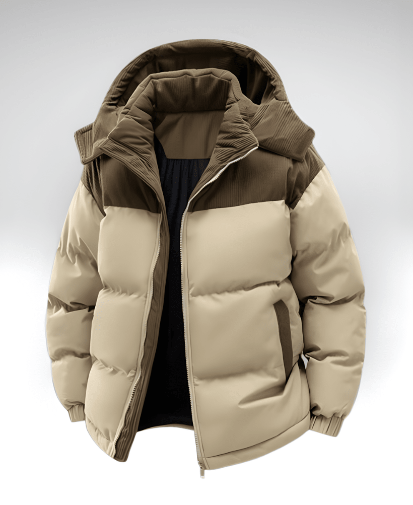 Valeria Montes Fasion XS / Beige GIOVANNI™║Chaqueta doble denim clásica