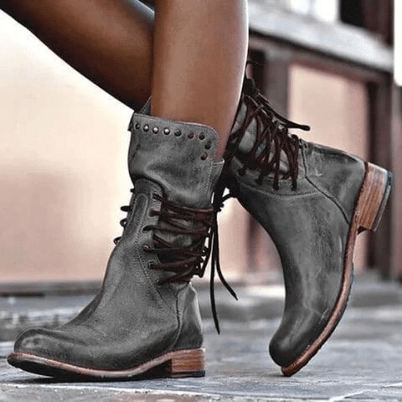 Valeria Montes Gris / 34 Paola | Botas Elegancia Urbana