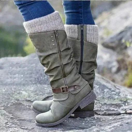 Valeria Montes Gris / 35 Liora | Botas Ortopédicas