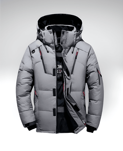 Valeria Montes Gris / M ARENZO™║Chaqueta Cálida para Hombres