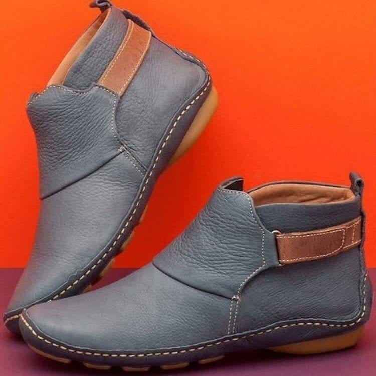 Valeria Montes Gris Madrid / 34 Amaris | Botines cómodos y elegantes para el invierno