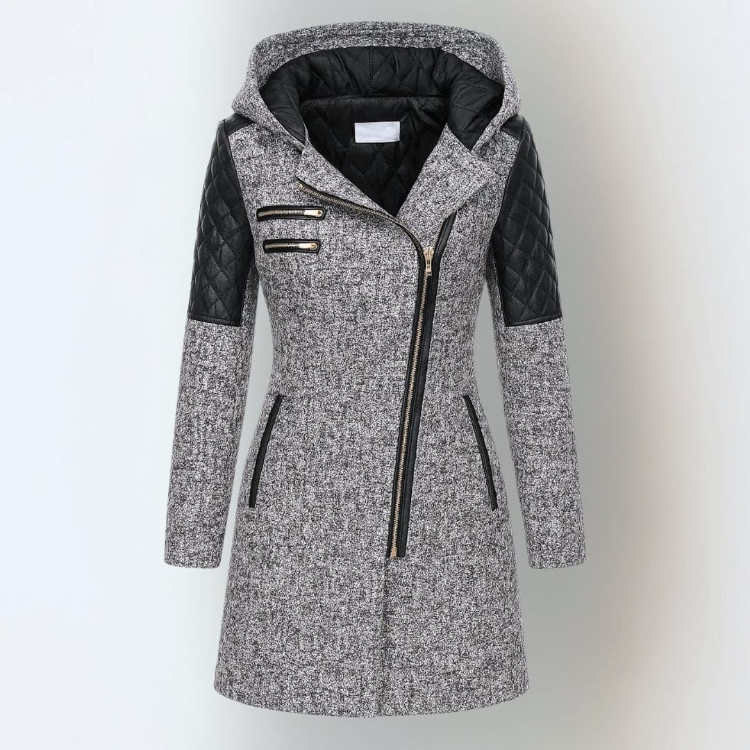 Valeria Montes Gris / S Katrin | Elegante chaqueta de invierno abrigada