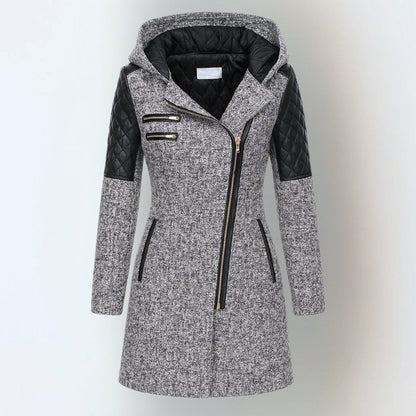 Valeria Montes Gris / S Katrin | Elegante chaqueta de invierno abrigada