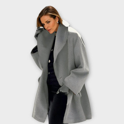 Valeria Montes Gris / S Maria | Abrigo de lana Elegancia