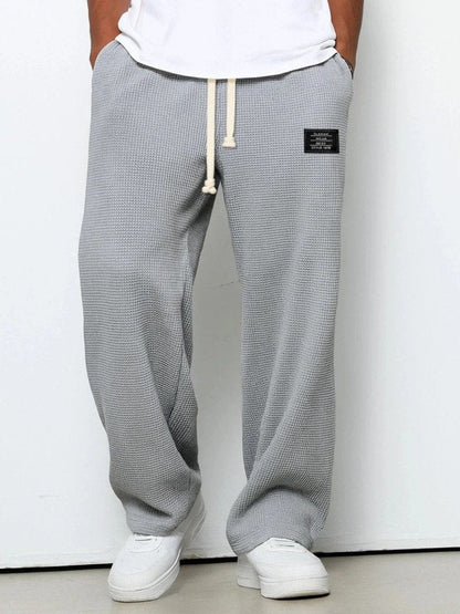 Valeria Montes Gris / S Samuel | Pantalones anchos con cintura ajustable