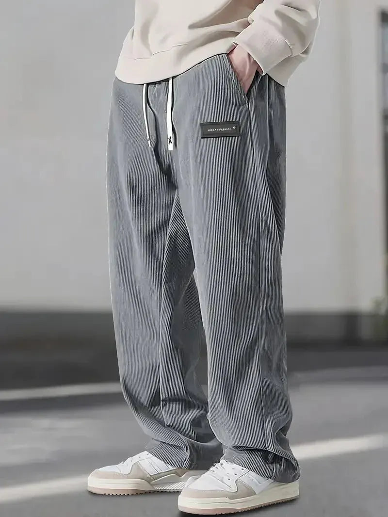 Valeria Montes Gris / XS Adrian | Pantalones de pana
