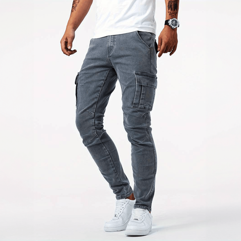 Valeria Montes Gris / XS Alex | Jeans elásticos