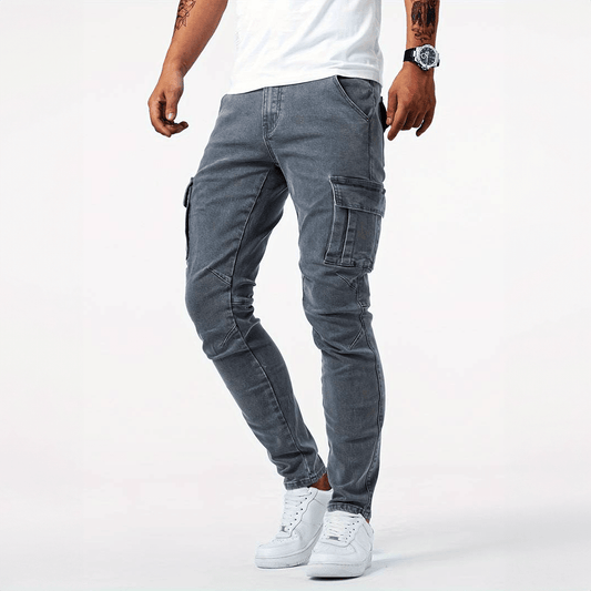 Valeria Montes Gris / XS Alex | Jeans elásticos