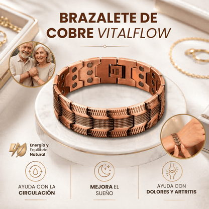 Valeria Montes Herramientas Brazalete de Cobre® VitalFlow