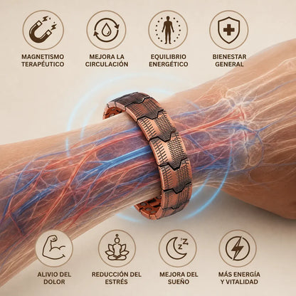 Valeria Montes Herramientas Brazalete de Cobre® VitalFlow