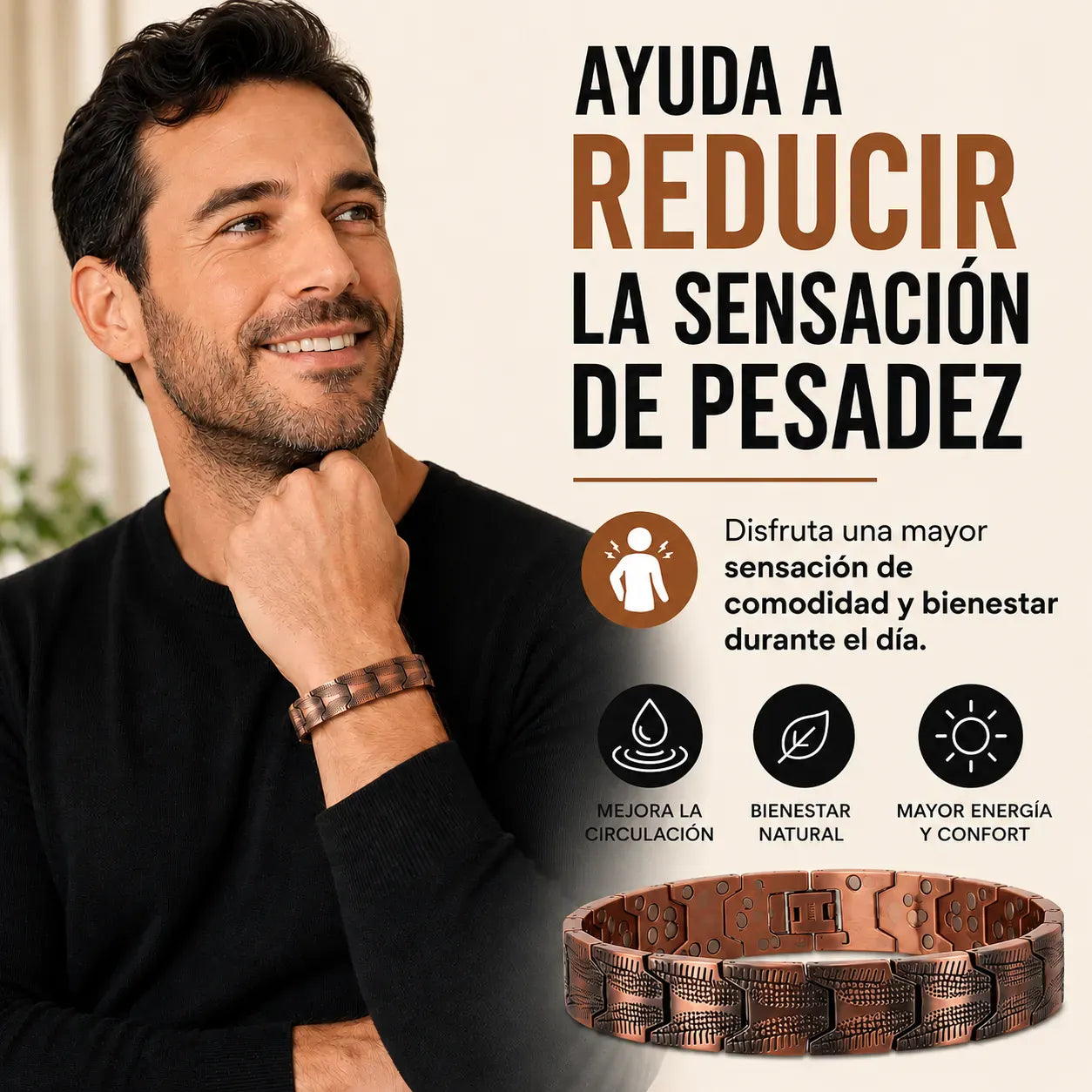 Valeria Montes Herramientas Brazalete de Cobre® VitalFlow