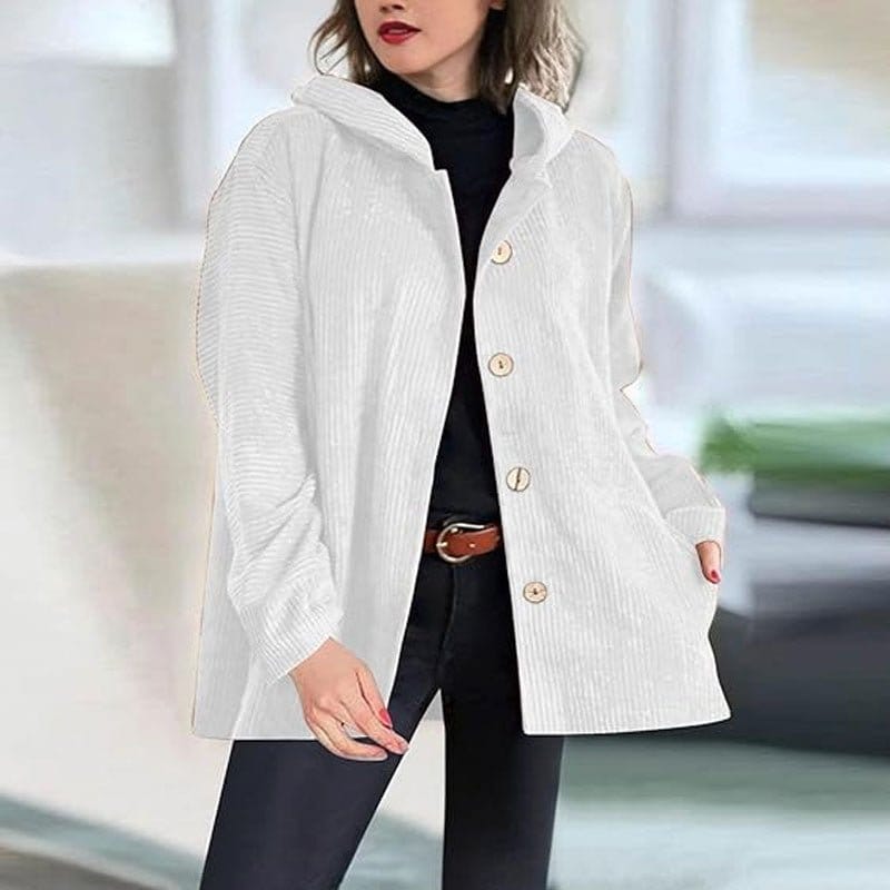 Valeria Montes Isabelle ⏐Sudadera casual de terciopelo para otoño