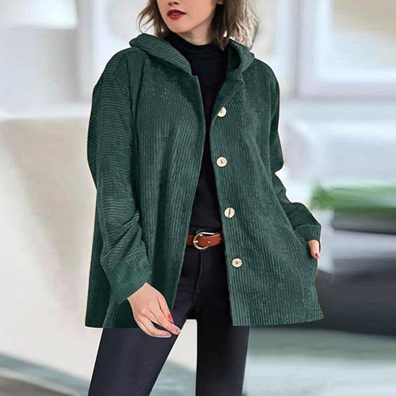 Valeria Montes Isabelle ⏐Sudadera casual de terciopelo para otoño