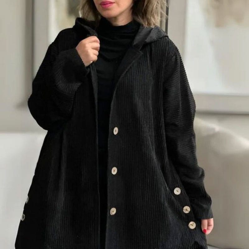 Valeria Montes Isabelle ⏐Sudadera casual de terciopelo para otoño