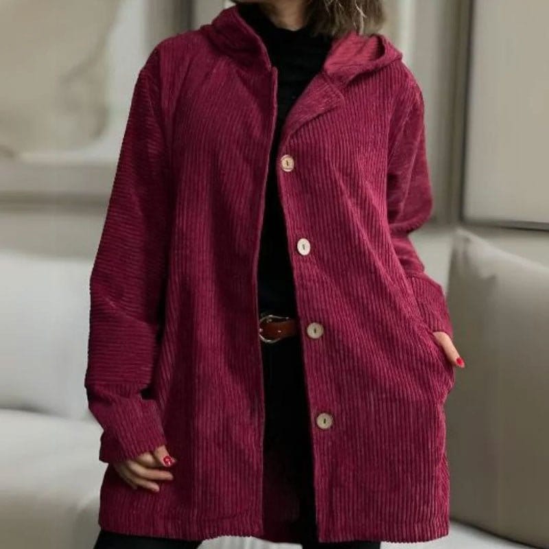 Valeria Montes Isabelle ⏐Sudadera casual de terciopelo para otoño