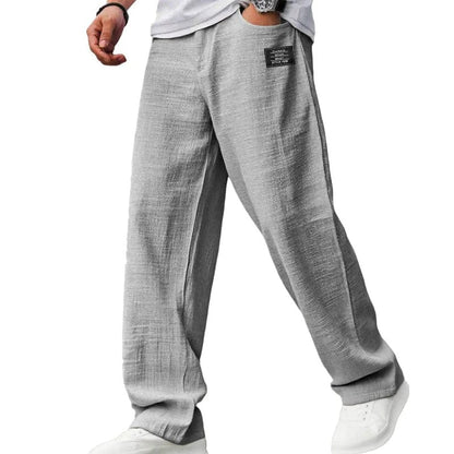 Valeria Montes Kläder & Tillbehör S / Gris Mateo™ | Pantalones de hombre transpirables de corte recto