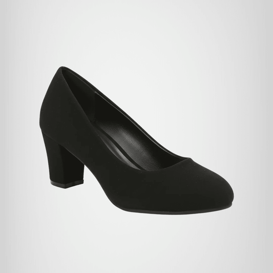 Valeria Montes Laura – Zapatos de tacón con puntera ancha y tacón estable para una comodidad sin dolor.