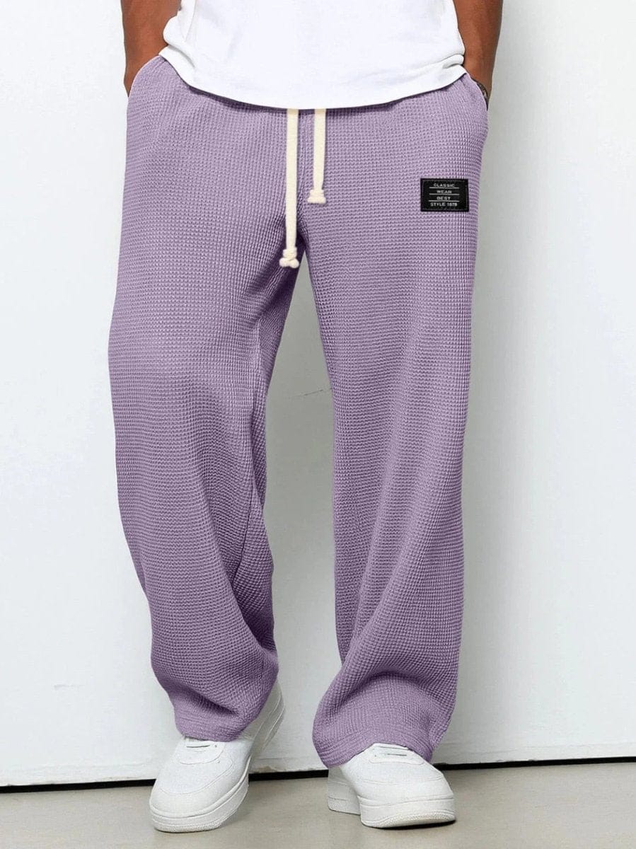 Valeria Montes Lila / S Samuel | Pantalones anchos con cintura ajustable