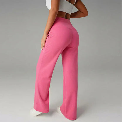 Valeria Montes Lorena™ | Pantalones de mujer de corte recto y cintura alta