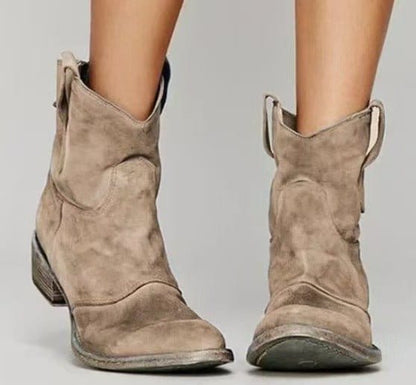 Valeria Montes Marrón Claro / 34 Arizona  | Botines atemporales