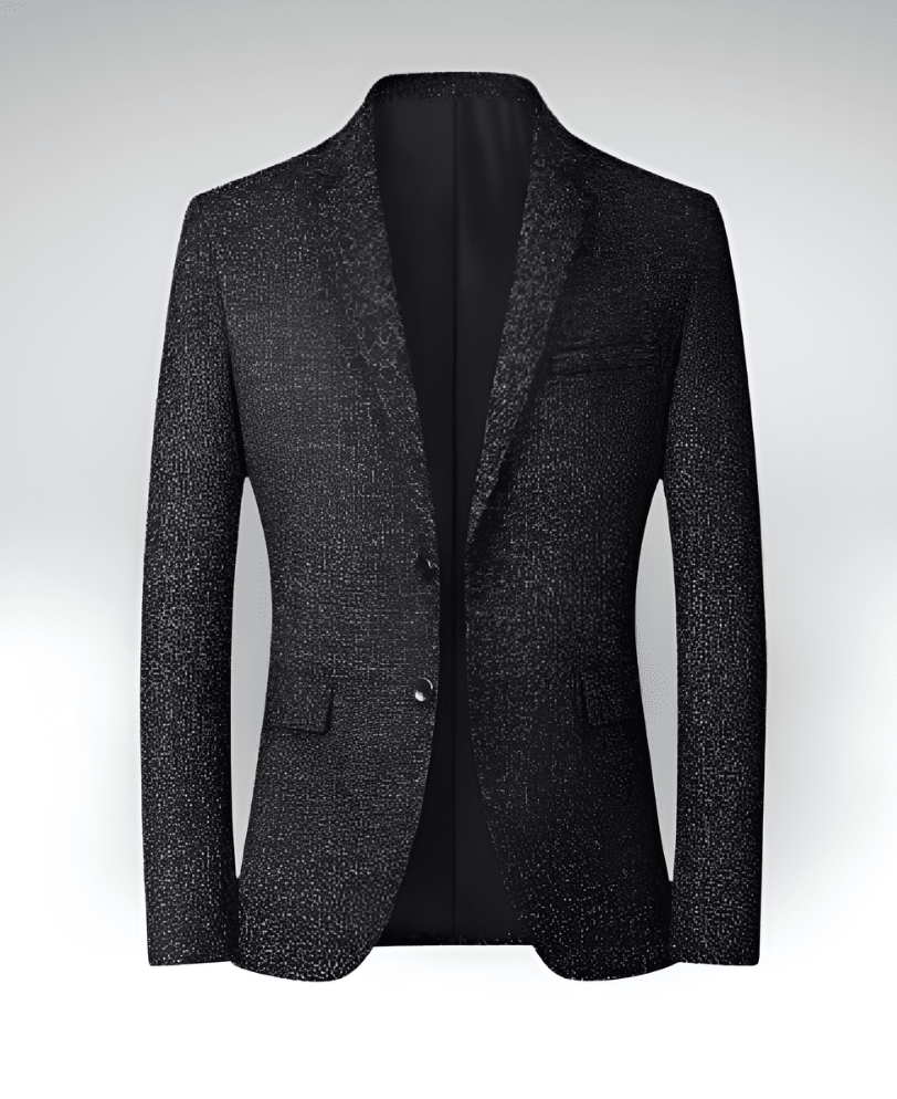 Valeria Montes Men's Blazers Negra / M LYON™║Blazer masculino