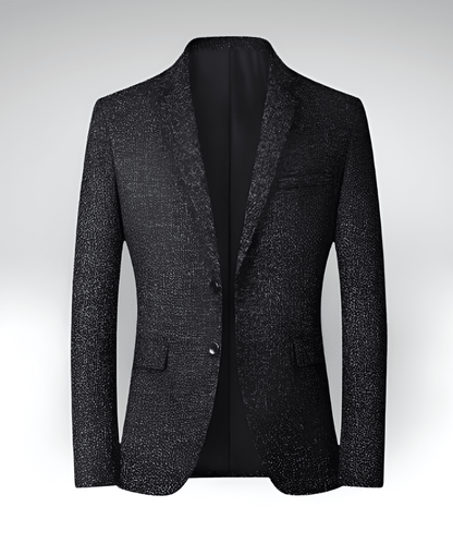 Valeria Montes Men's Blazers Negra / M LYON™║Blazer masculino