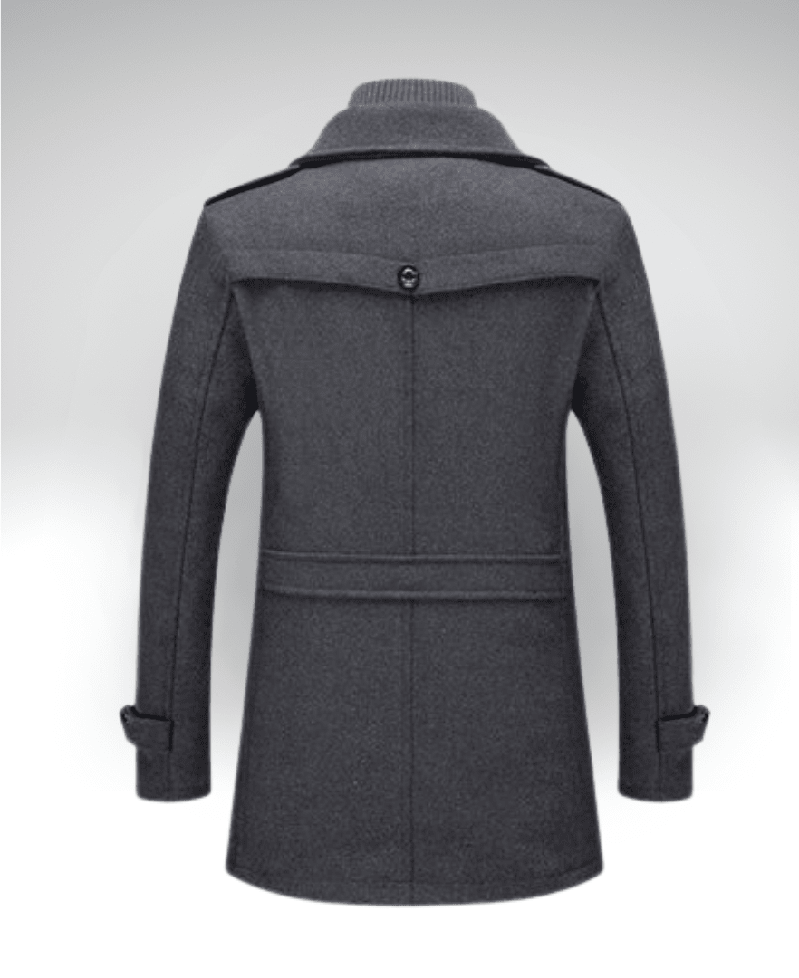 Valeria Montes Men's Coats DORIAN™║Abrigo de doble cuello