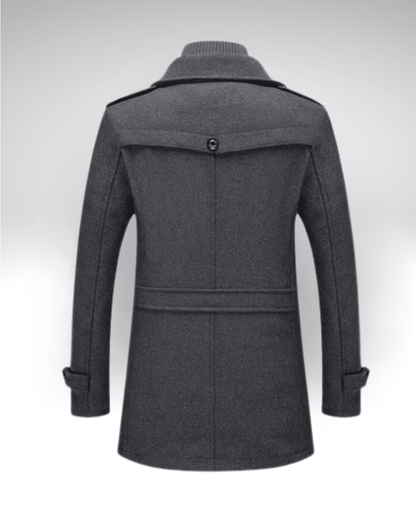 Valeria Montes Men's Coats DORIAN™║Abrigo de doble cuello