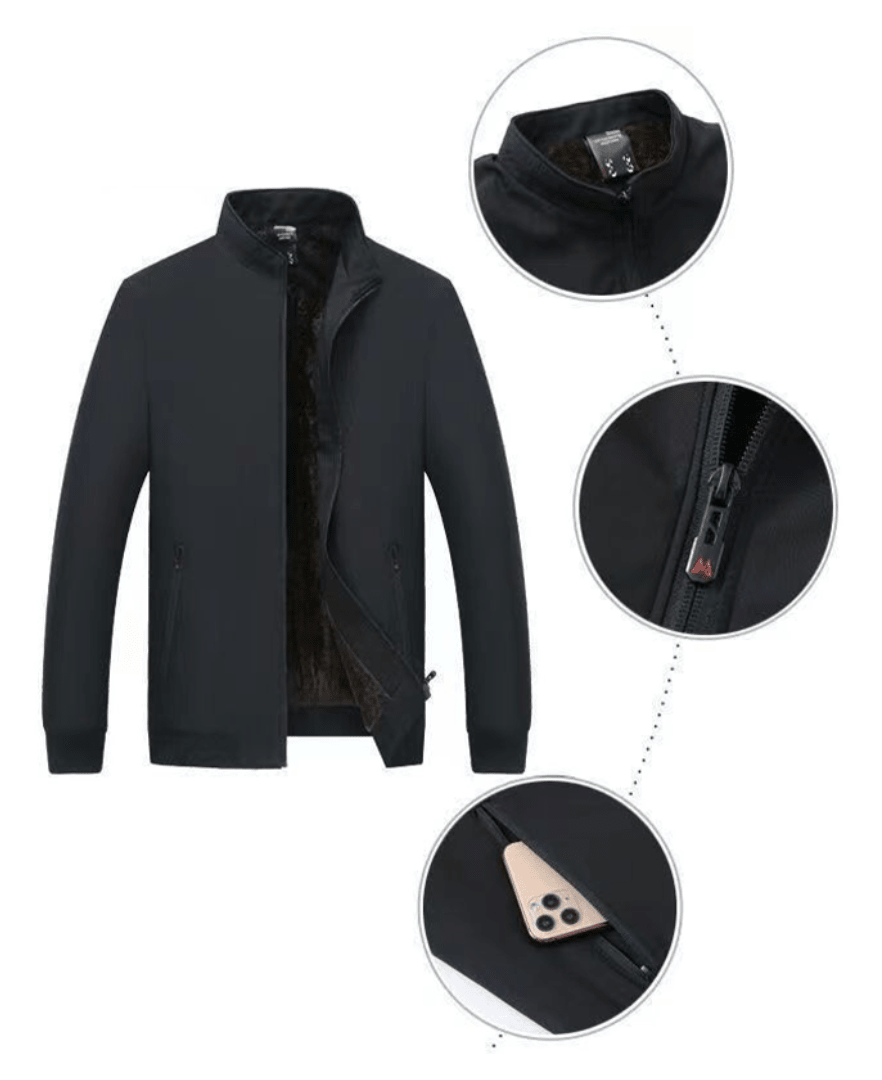 Valeria Montes Men's Jackets ROVESSA ROMA™║Chaqueta térmica impermeable