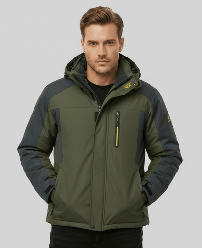 Valeria Montes Men's Jackets TEO OUTDOOR™║Chaqueta térmica de invierno impermeable