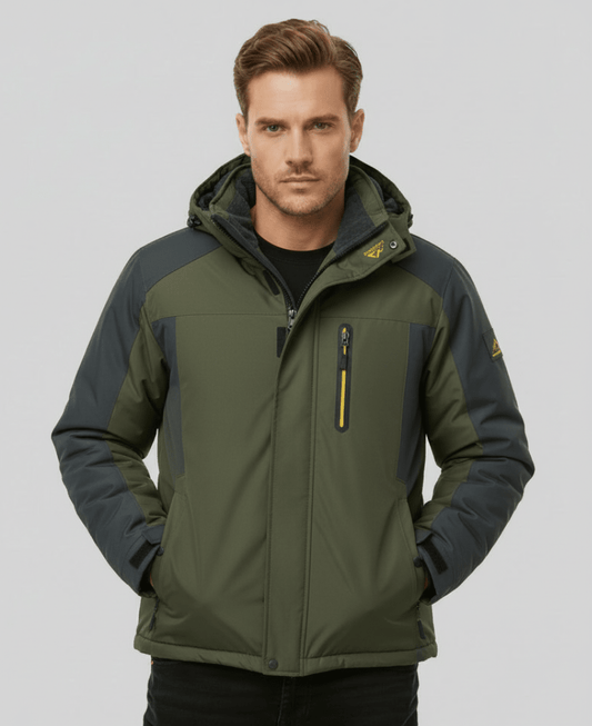 Valeria Montes Men's Jackets TEO OUTDOOR™║Chaqueta térmica de invierno impermeable