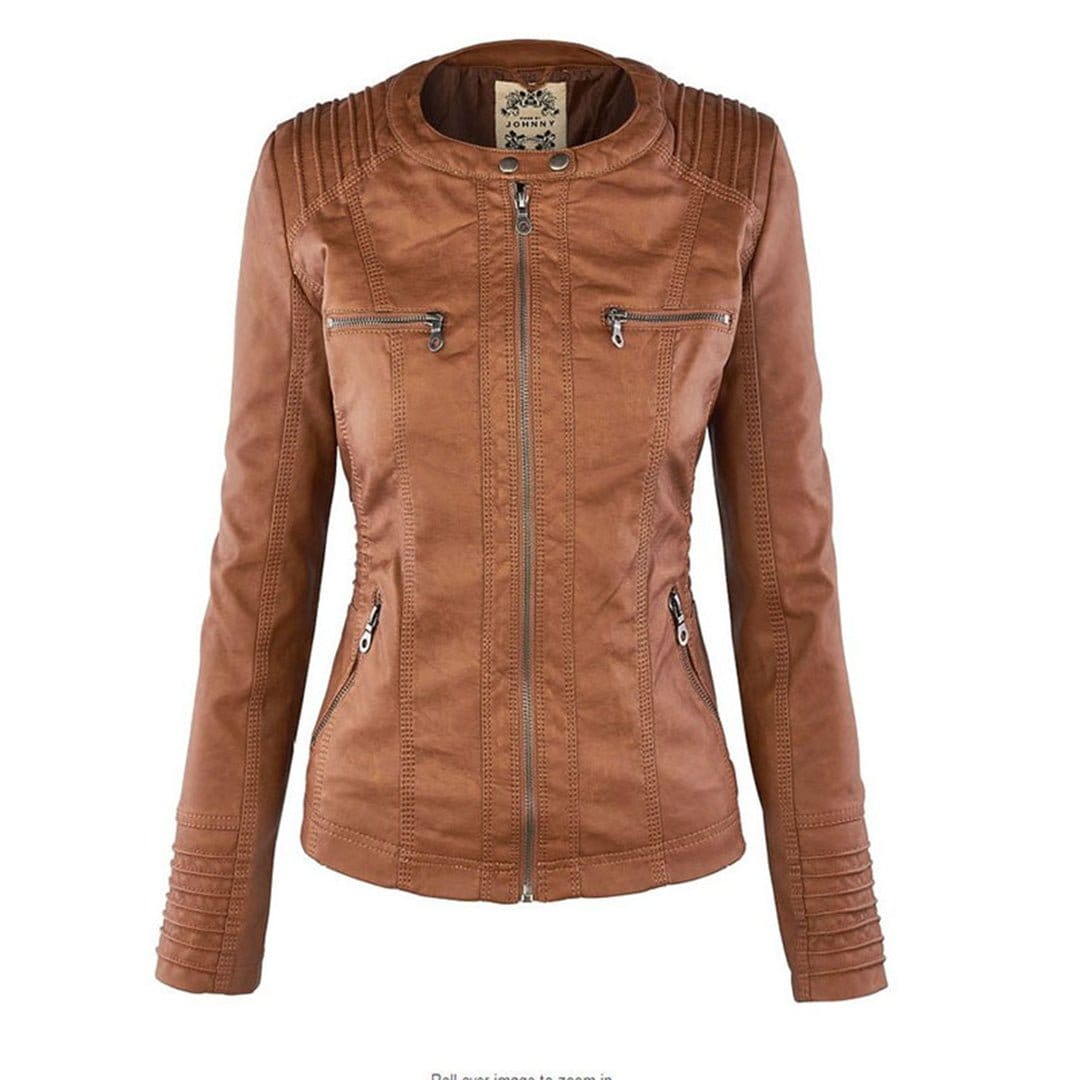 Valeria Montes Monika | Chaqueta de Piel Vegana
