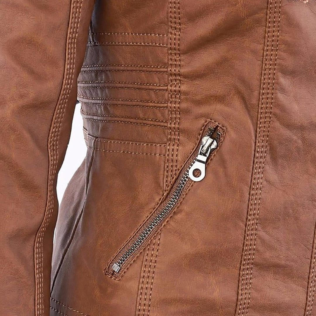 Valeria Montes Monika | Chaqueta de Piel Vegana