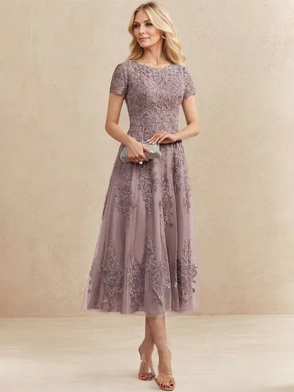 Valeria Montes Mother of the Bride Dresses Como en la imagen / 32 Elena | Vestido Midi de Encaje