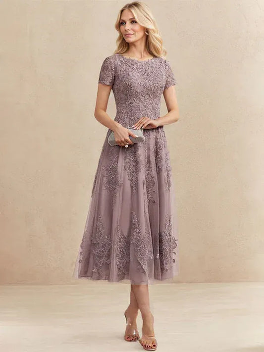 Valeria Montes Mother of the Bride Dresses Como en la imagen / 32 Elena | Vestido Midi de Encaje