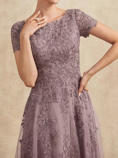 Valeria Montes Mother of the Bride Dresses Elena | Vestido Midi de Encaje