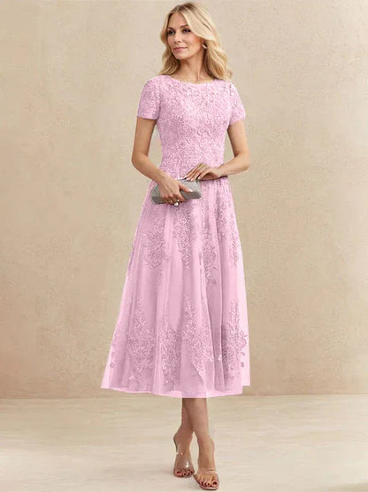 Valeria Montes Mother of the Bride Dresses Elena | Vestido Midi de Encaje