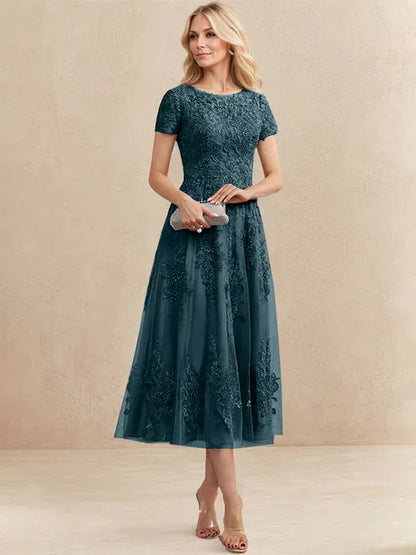 Valeria Montes Mother of the Bride Dresses Elena | Vestido Midi de Encaje