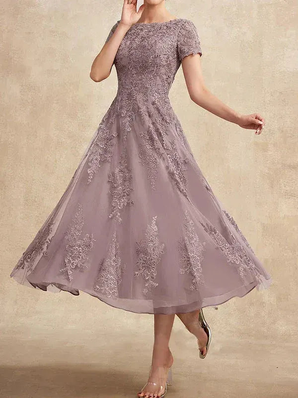 Valeria Montes Mother of the Bride Dresses Elena | Vestido Midi de Encaje