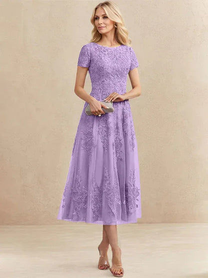 Valeria Montes Mother of the Bride Dresses Elena | Vestido Midi de Encaje
