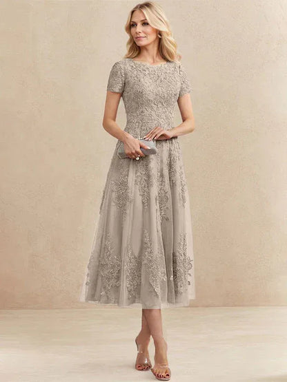 Valeria Montes Mother of the Bride Dresses Elena | Vestido Midi de Encaje