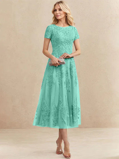 Valeria Montes Mother of the Bride Dresses Elena | Vestido Midi de Encaje