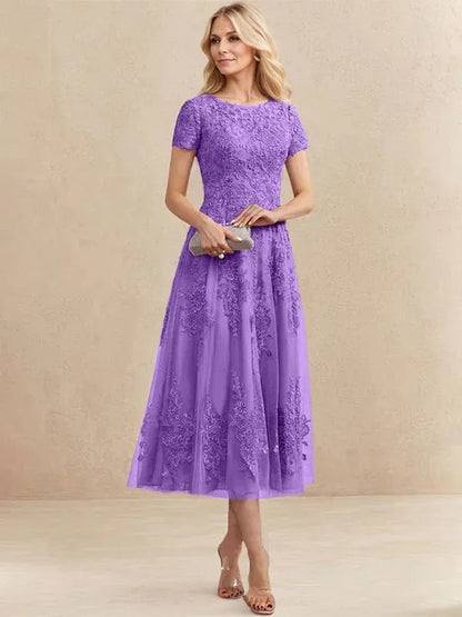 Valeria Montes Mother of the Bride Dresses Elena | Vestido Midi de Encaje