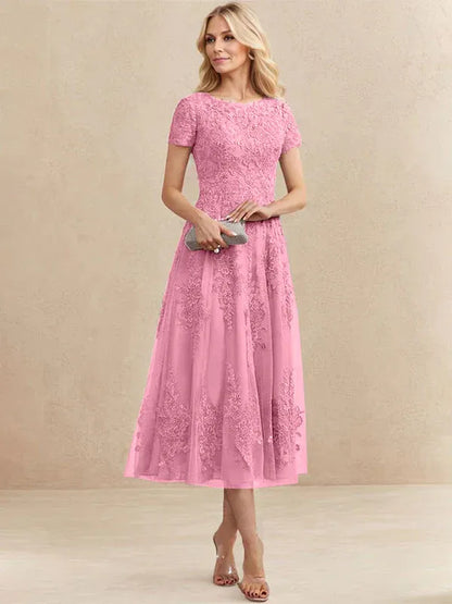 Valeria Montes Mother of the Bride Dresses Elena | Vestido Midi de Encaje