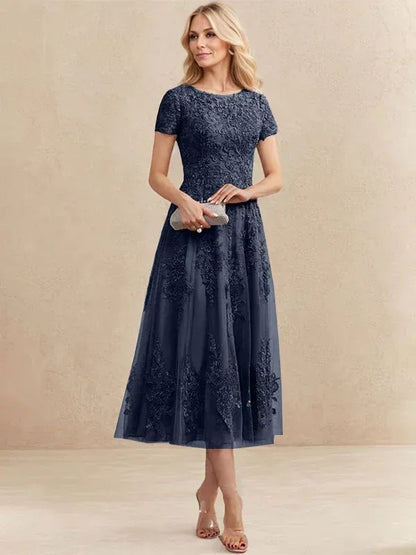 Valeria Montes Mother of the Bride Dresses Elena | Vestido Midi de Encaje