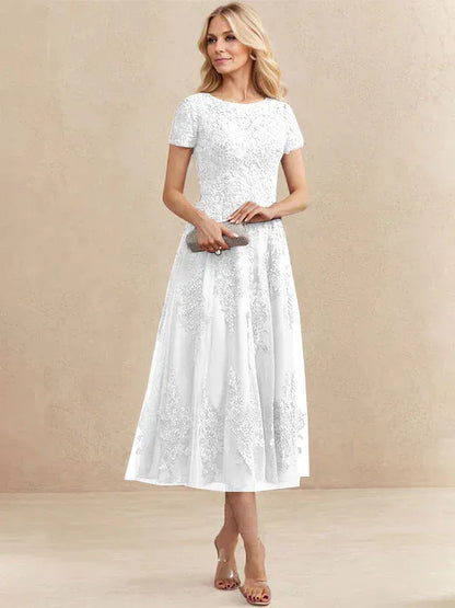 Valeria Montes Mother of the Bride Dresses Elena | Vestido Midi de Encaje
